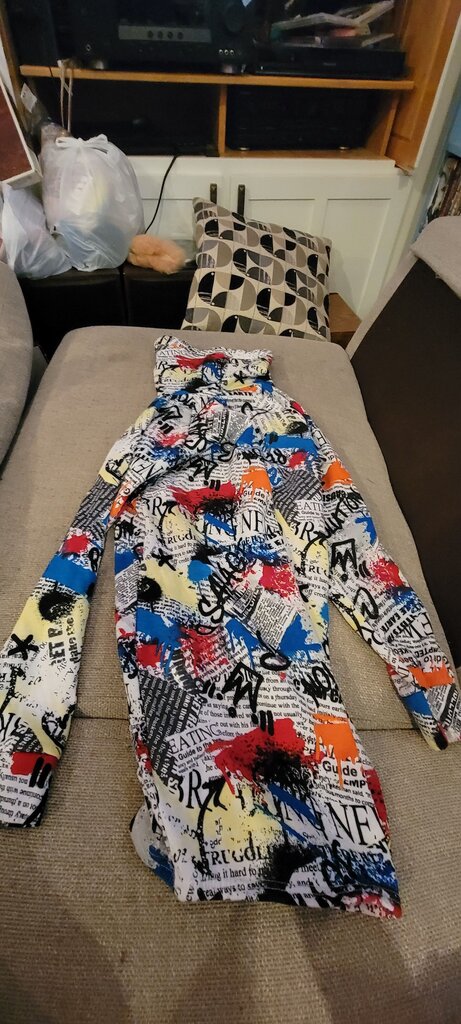 Almost Famous Colorful Printed Hoodie