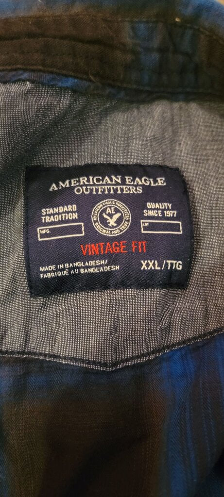 American Eagle Outfitters Vintage Fit Plaid Shirt