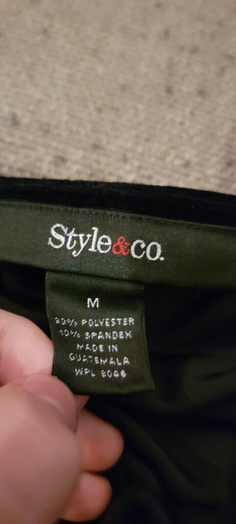 Style & Co. Women's Black Top