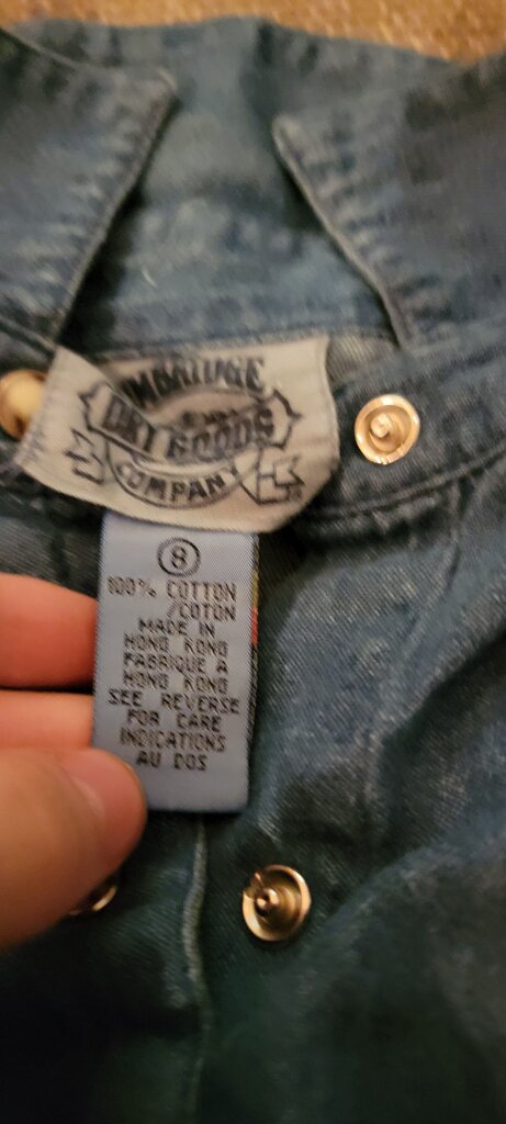Men's Denim Button-Up Shirt