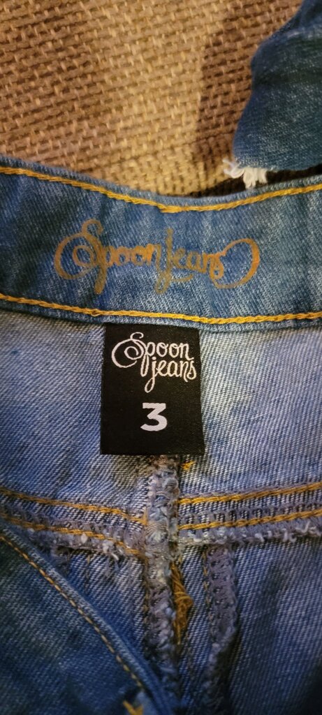 Spoon Jeans Distressed Blue Denim Pants