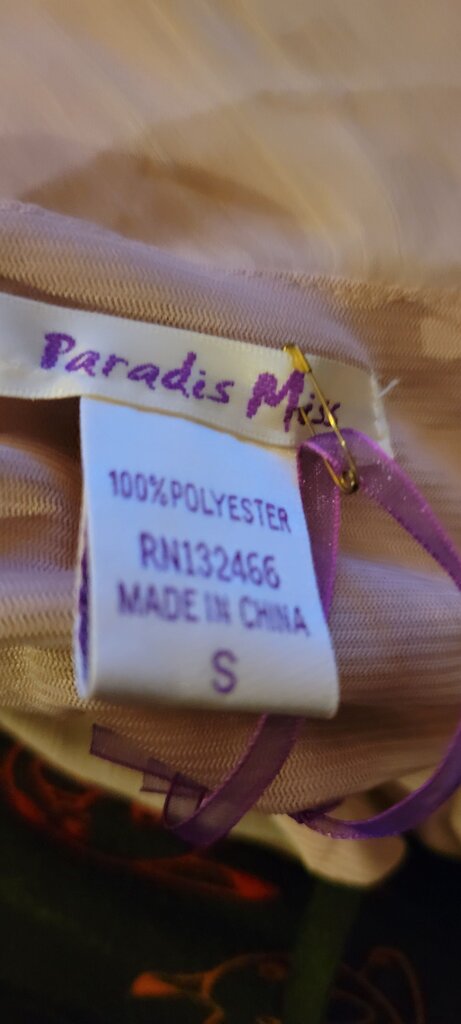 Girls' Pink and White Ruffled Dress