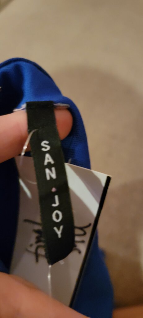 San Joy Blue Dress