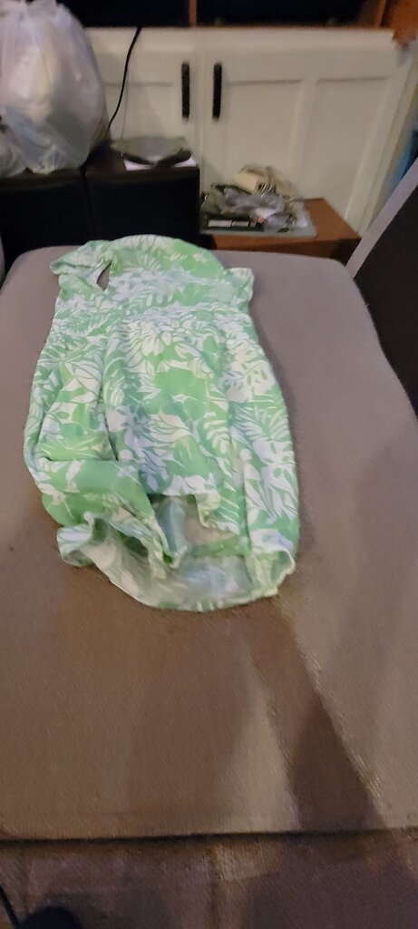 Floral Green Summer Dress