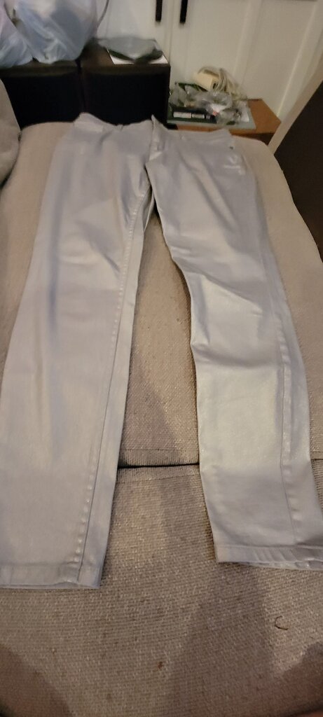 Liz Claiborne Silver Pants Size 4