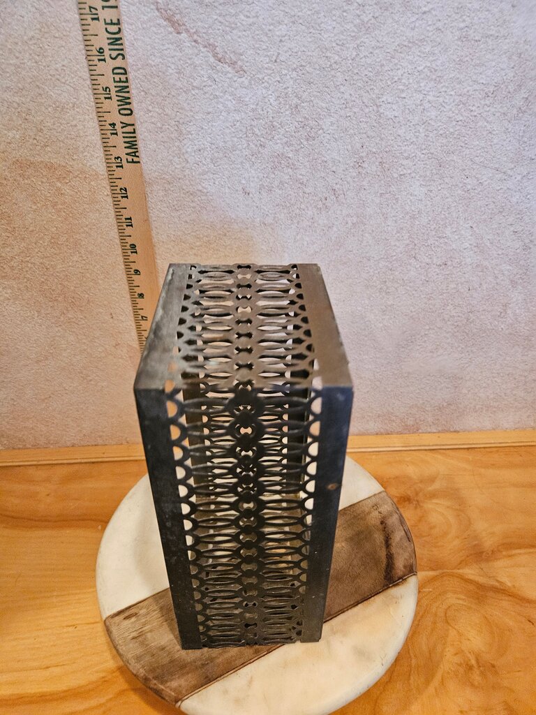 Black Metal Decorative Box