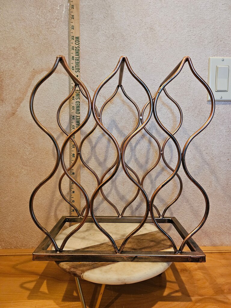 Tabletop Wine Rack Hollywood Regency Imperial Trellis Freestanding countertop Wine Rack & Wine Bottle Storage