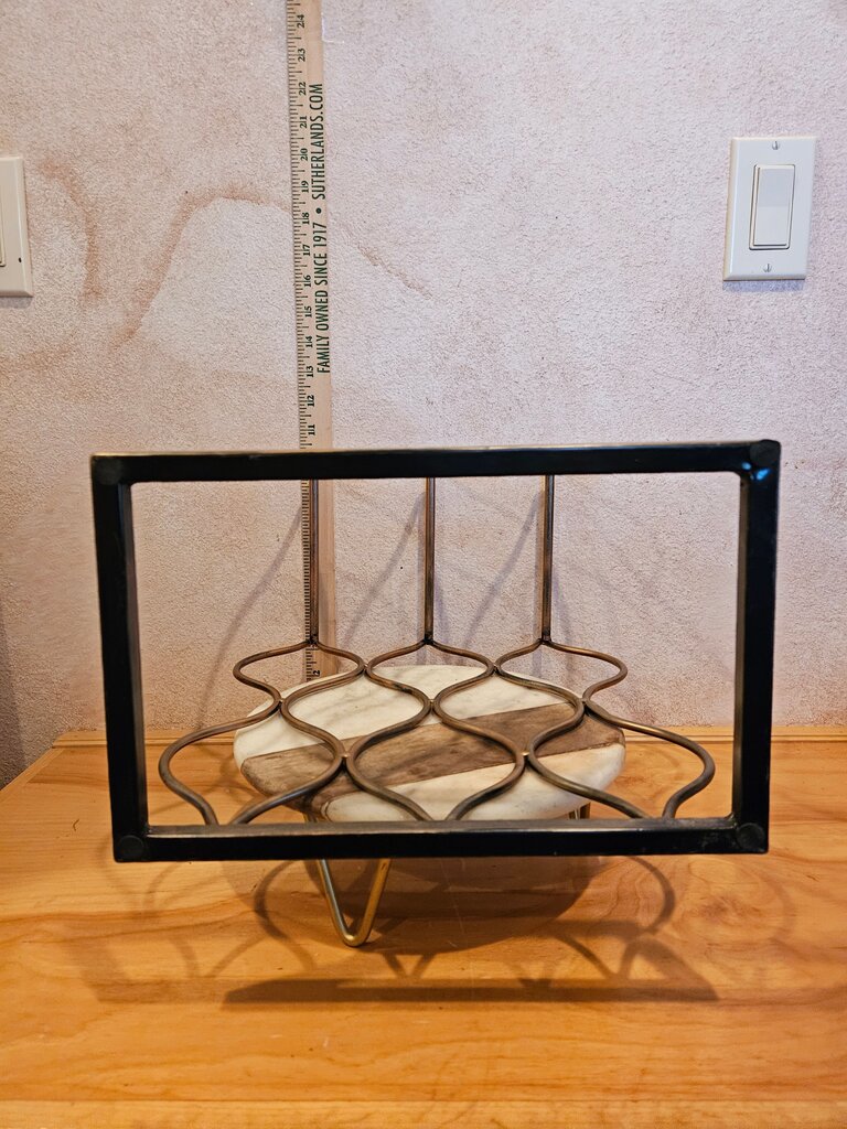 Tabletop Wine Rack Hollywood Regency Imperial Trellis Freestanding countertop Wine Rack & Wine Bottle Storage