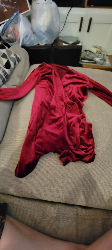 Red Long Sleeve Dress