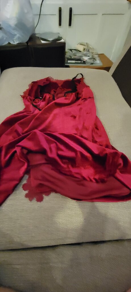 Elegant Burgundy Velvet Dress