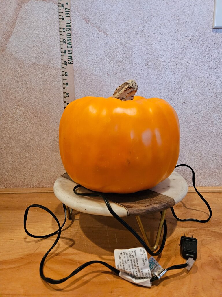 Light Up Plastic Evil Blow Mold Pumpkin Halloween Jack-O-Lantern Lighted Halloween Pumpkin Decoration