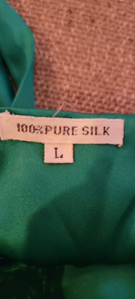 Pure Silk Teal Vest