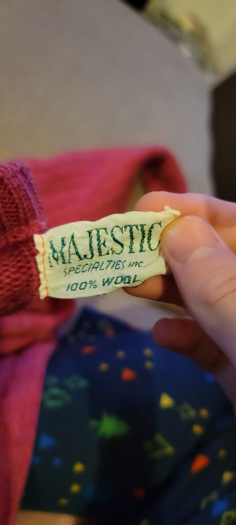Majestic 100% Wool Pink Cardigan