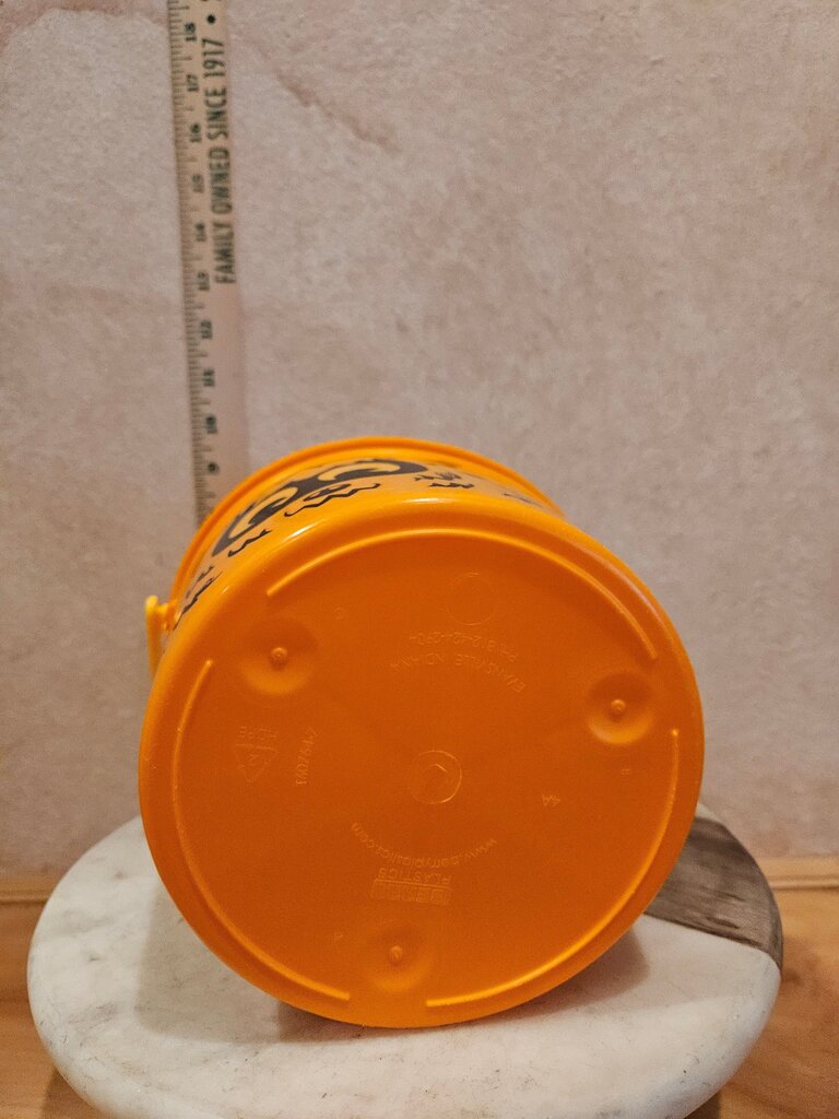 McDonald's Halloween Bucket Pail 2024 Happy Meal Monster Boo Bucket Orange