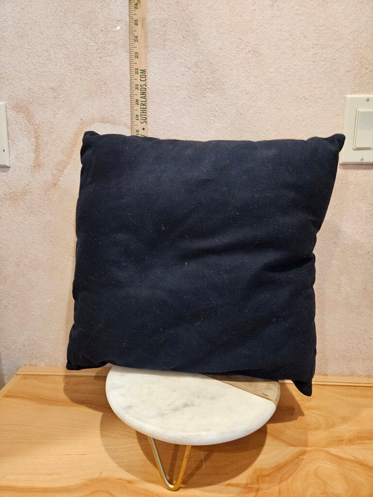 Halloween Jack O Lantern Pumpkin pillow. Wool/cotton blend 16" x 16"