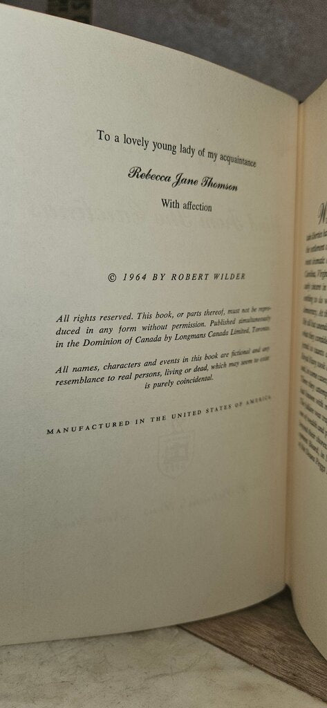 Wind From The Carolinas by Robert Wilder