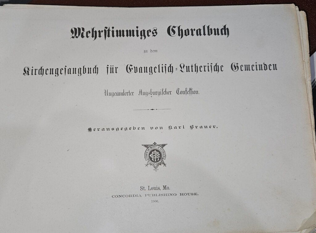 Mehrstimmiges Choralbuch