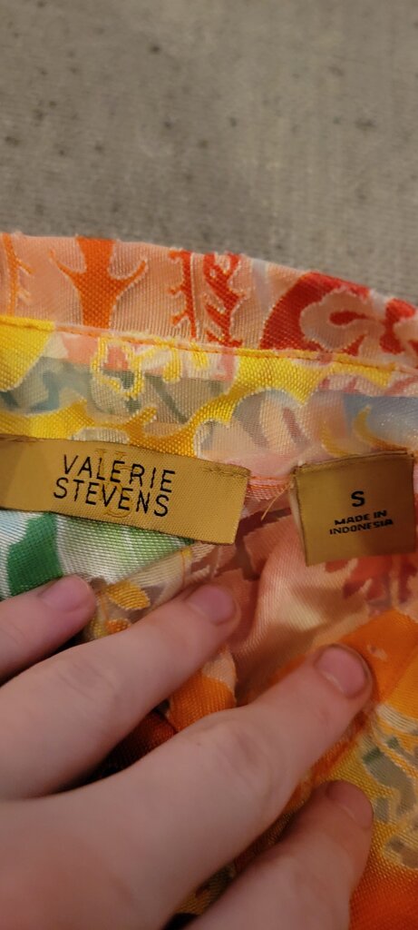 Valerie Stevens Colorful Floral Jacket