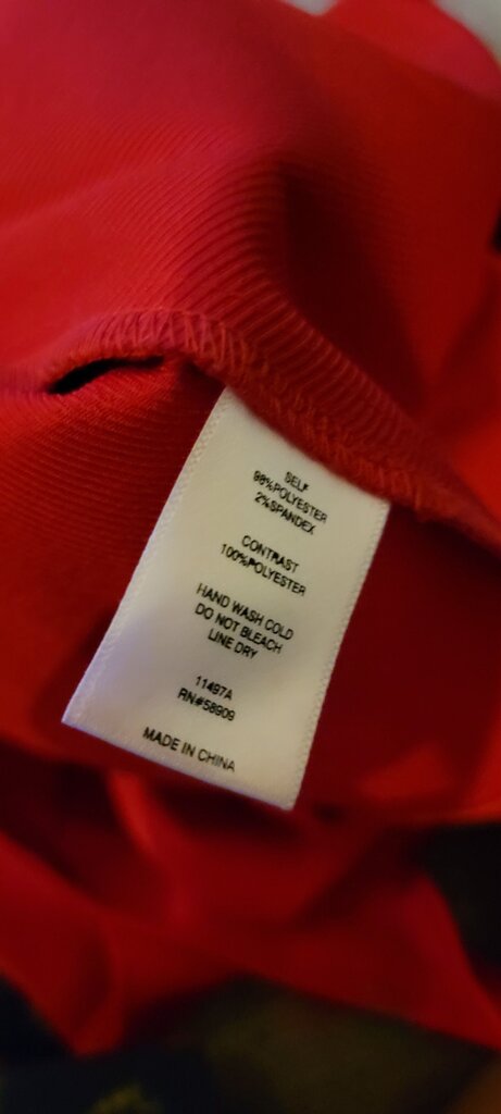 Red Short Sleeve Blouse