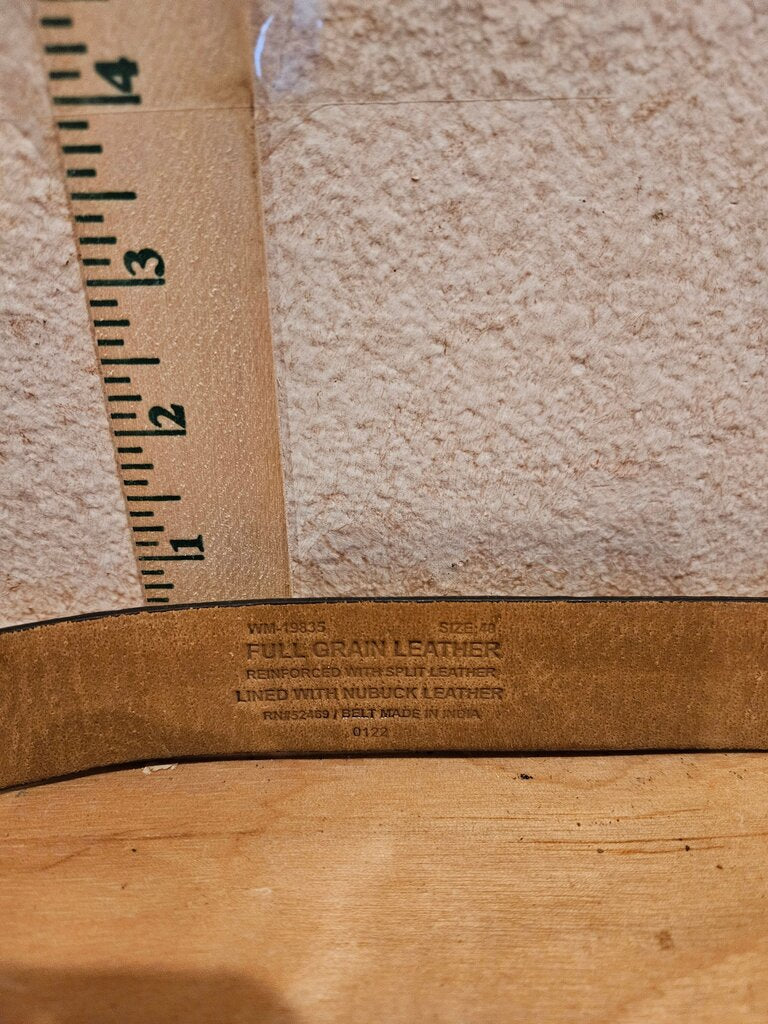 Full Grain Leather Belt Size 40