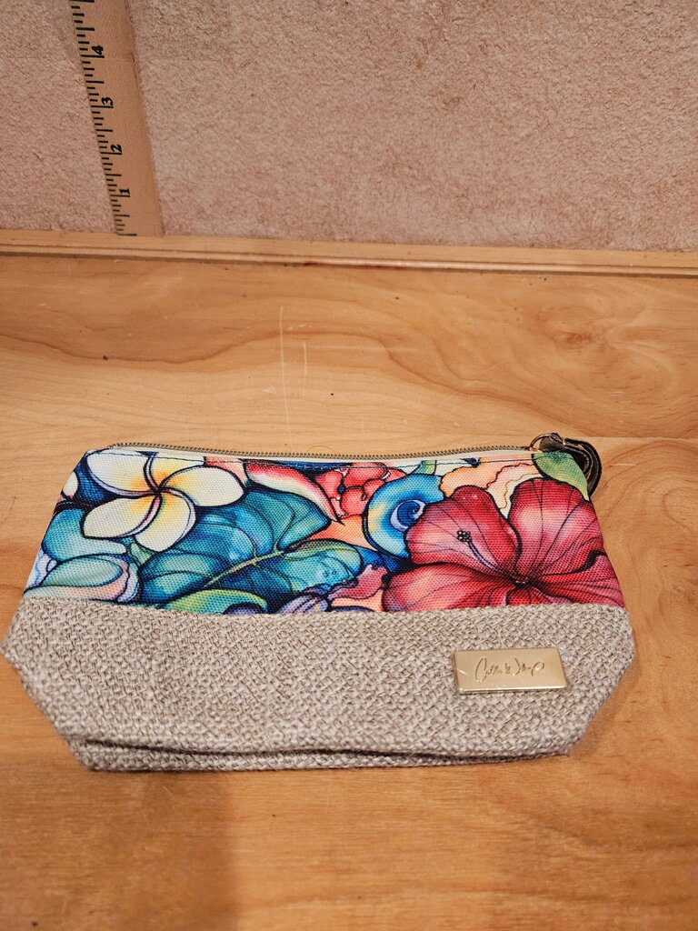 Colorful Floral Makeup Bag