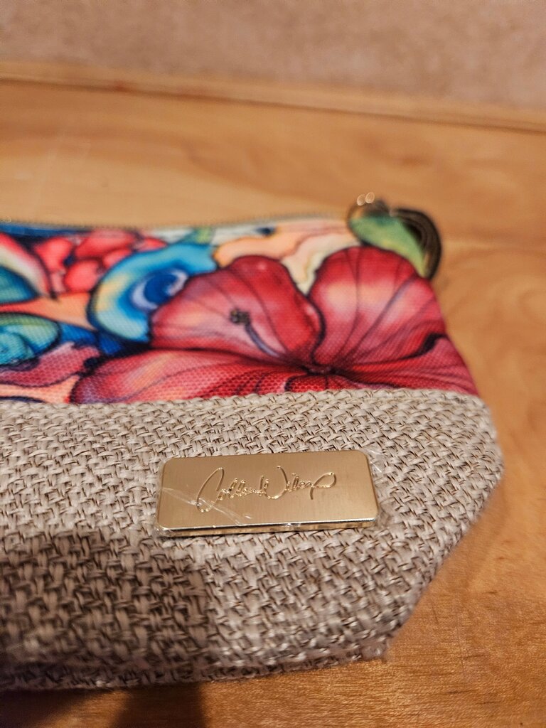 Colorful Floral Makeup Bag