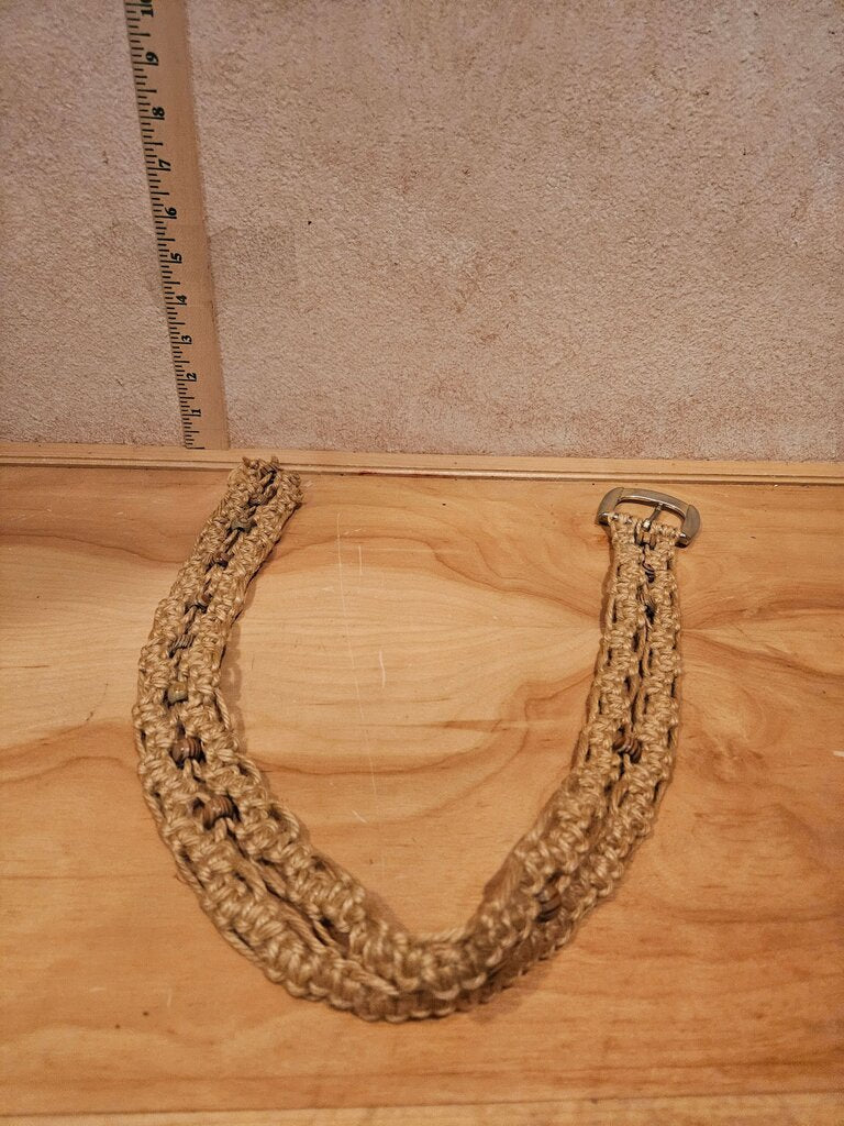 Braided Natural Fiber Belt