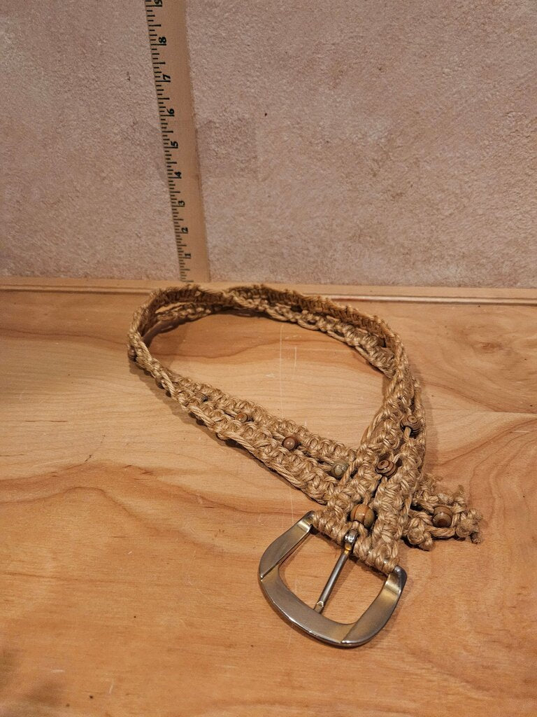 Braided Natural Fiber Belt