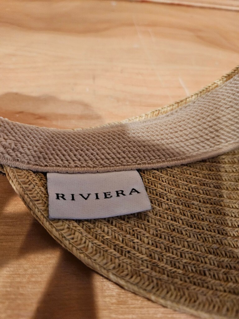 RIVIERA Straw Visor Hat