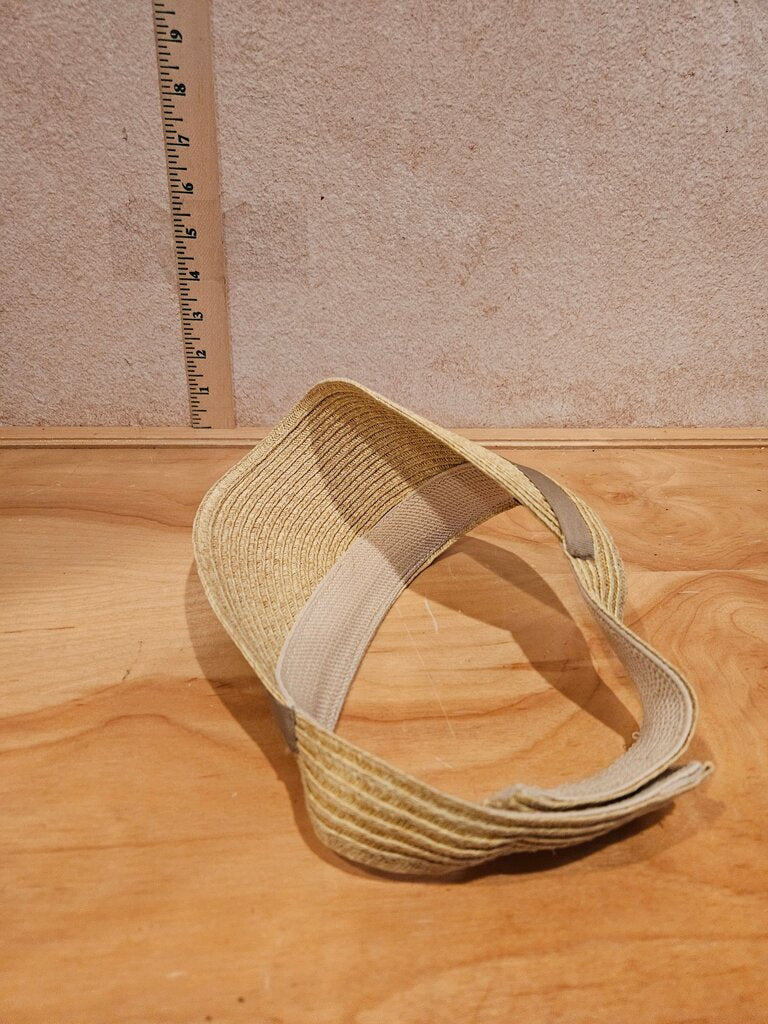 RIVIERA Straw Visor Hat