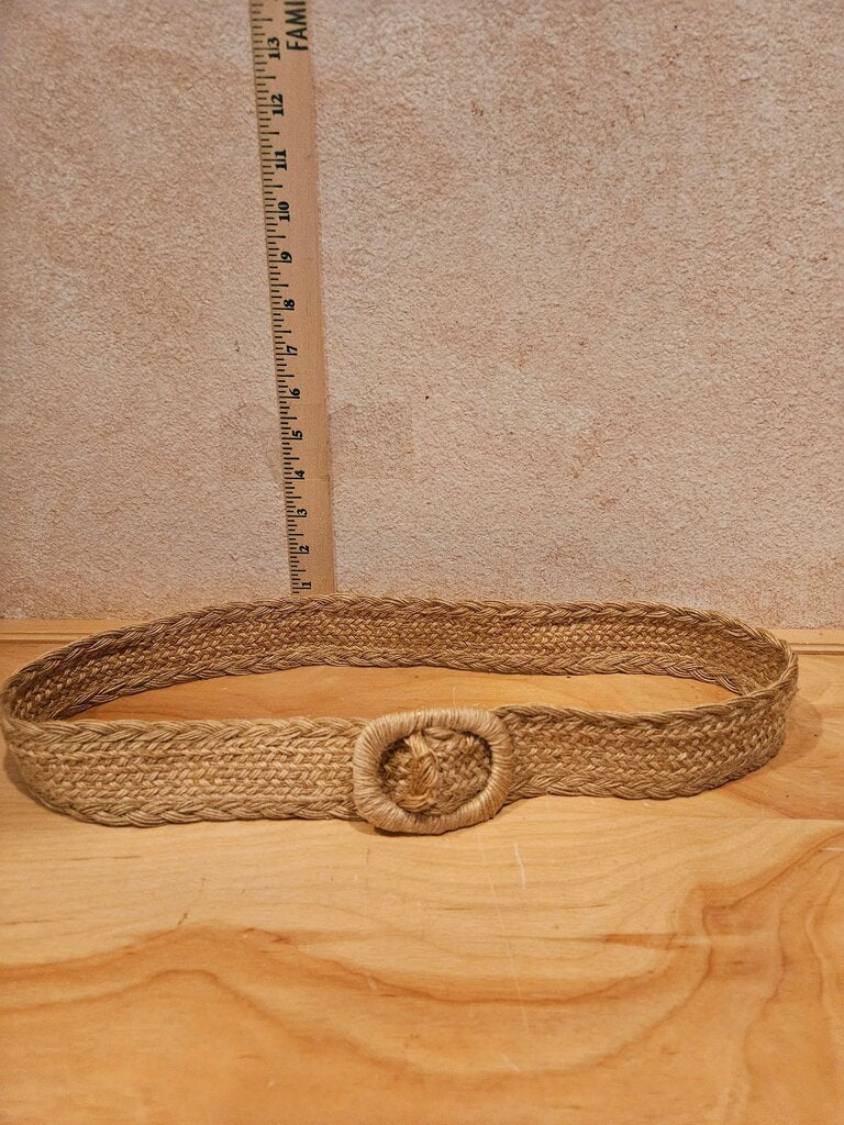 Woven Natural Fiber Belt