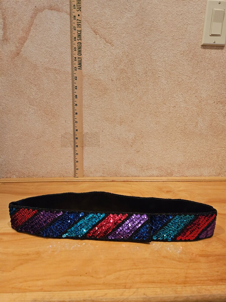 Sequined Headband with Vibrant Colors