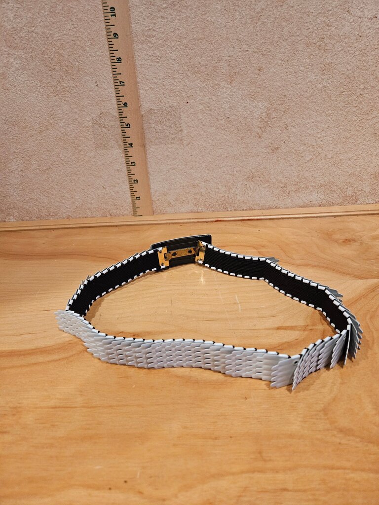 White Adjustable Fashion Belt