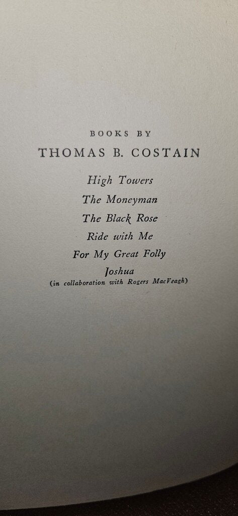 High Towers by Thomas B. Costain