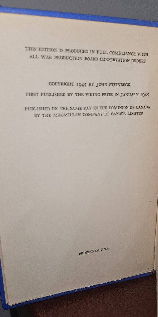 Cannery Row by John Steinbeck