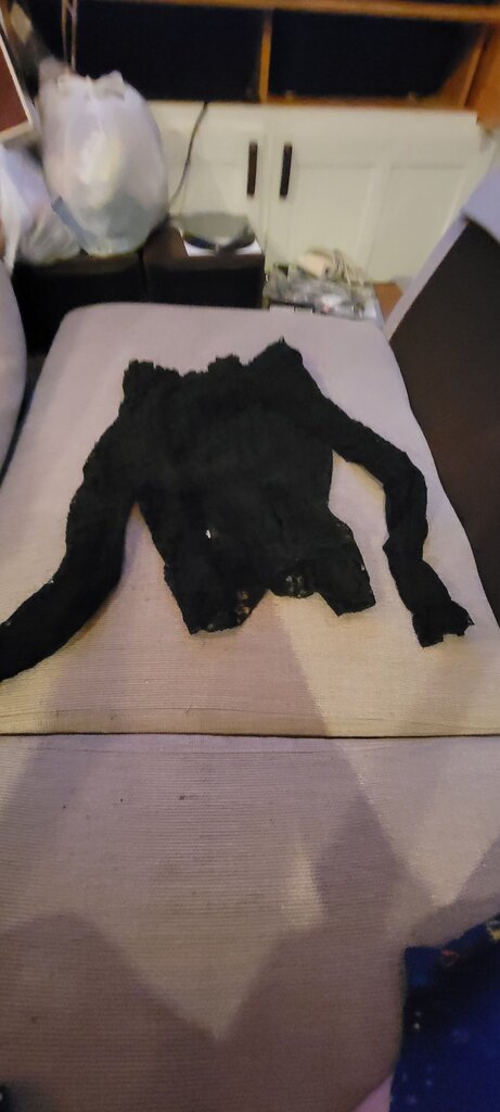 Black Lace Long-Sleeve Top