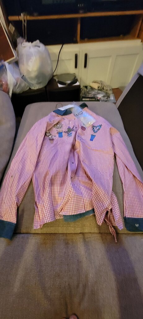 Quaker Factory Small Cotton Shirt with Embroidery