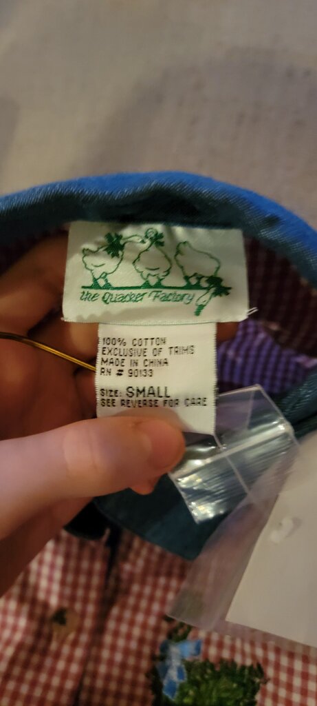 Quaker Factory Small Cotton Shirt with Embroidery