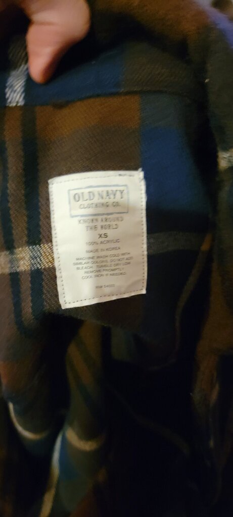 Old Navy Plaid Button-Up Shirt