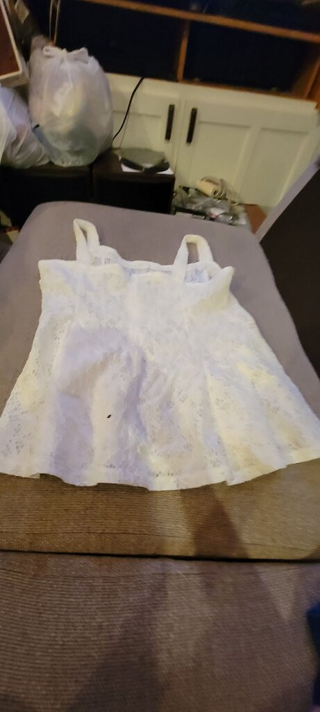 White Lace Tank Top