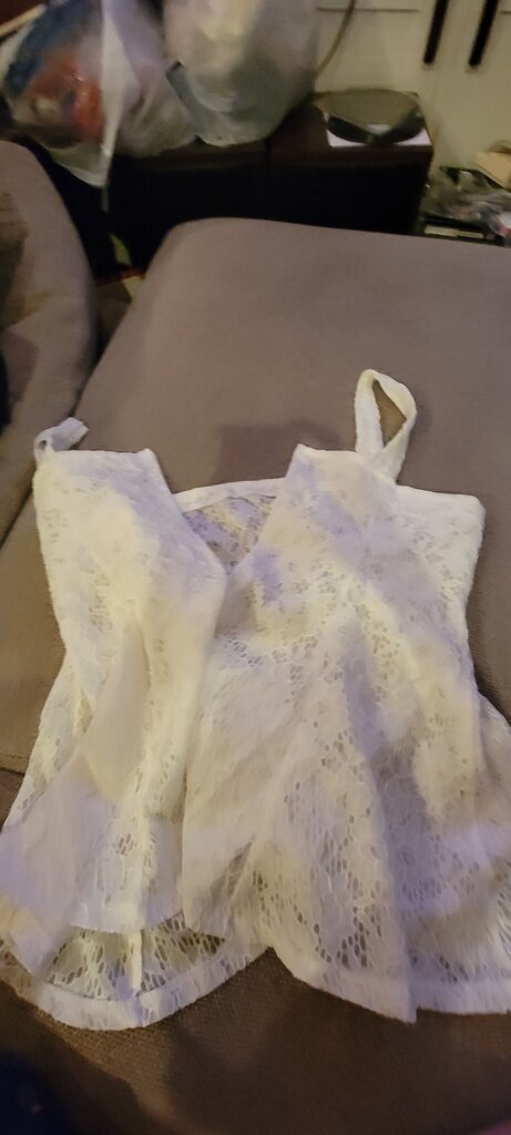 White Lace Tank Top