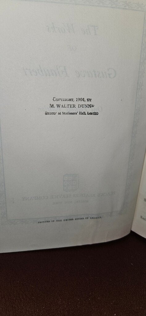 The Works of Gustave Flaubert