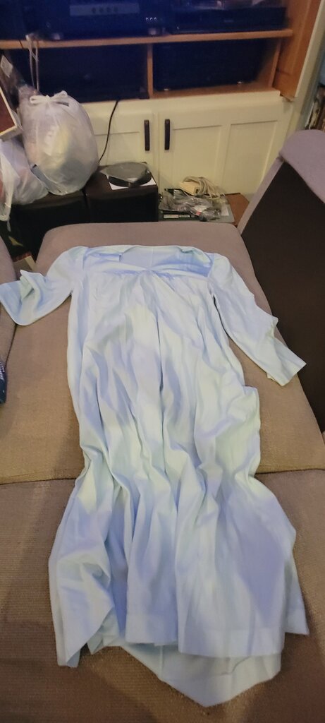 Light Blue Long Sleeve Dress