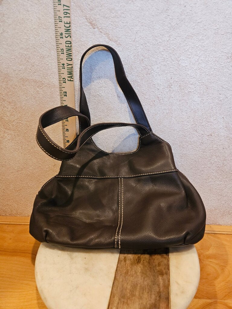 Brown Leather Shoulder Bag
