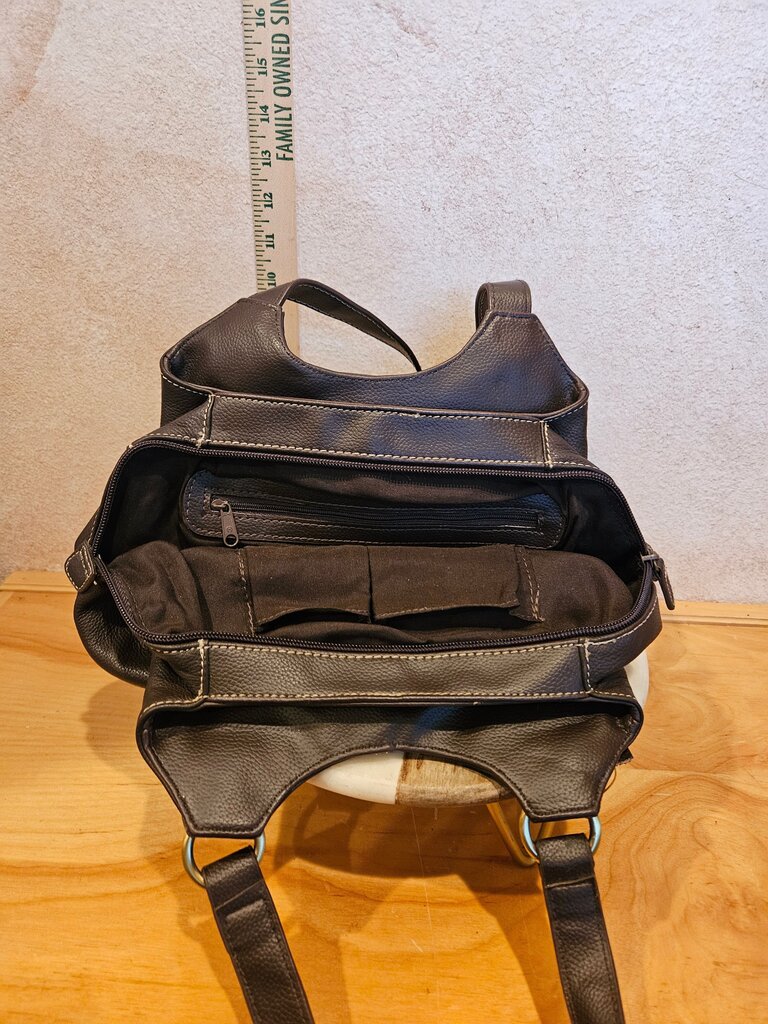Brown Leather Shoulder Bag