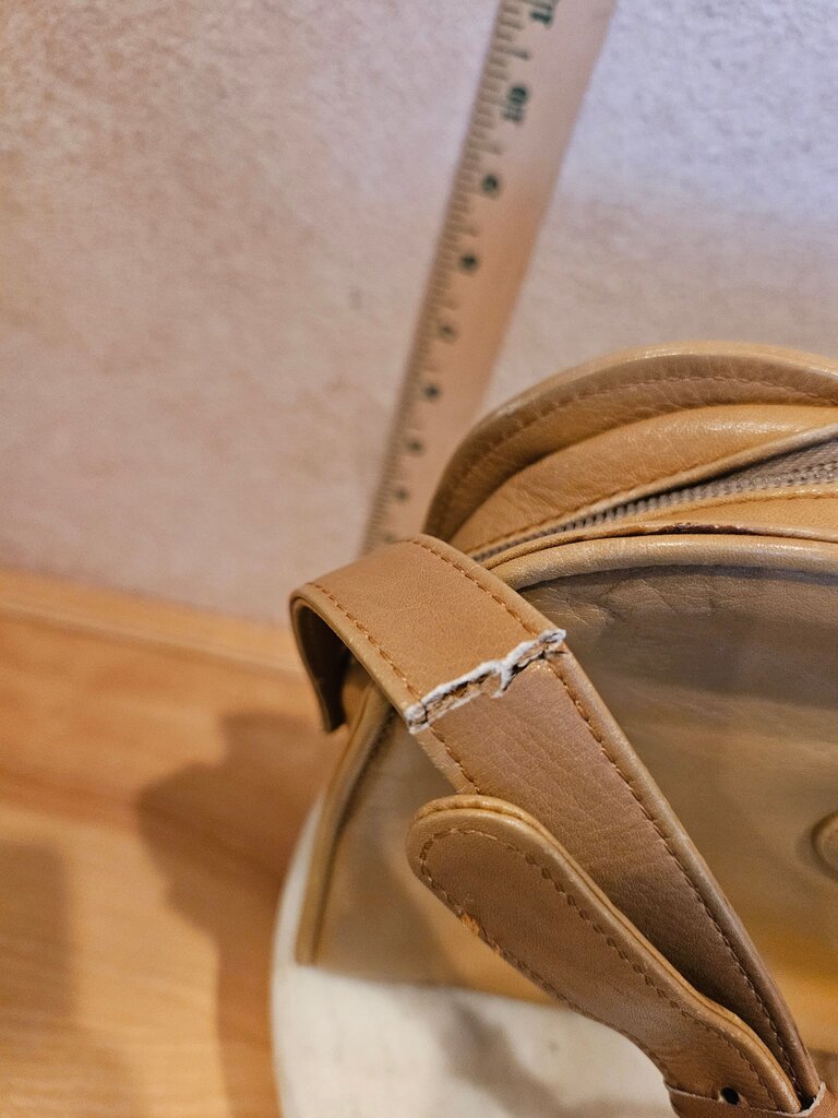 Vintage Italian Leather Crossbody Bag