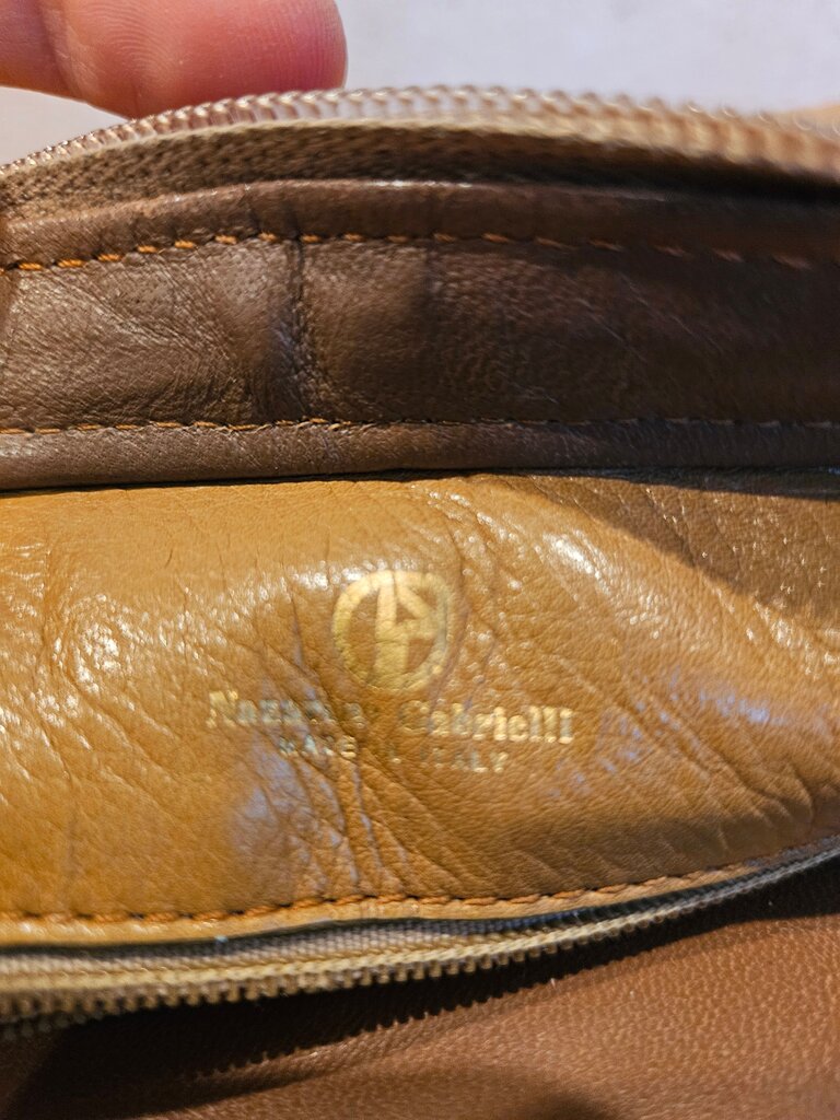Vintage Italian Leather Crossbody Bag