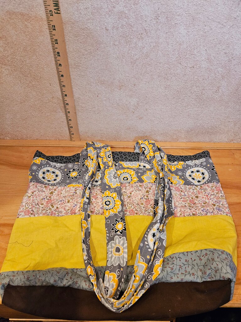 Colorful Patchwork Tote Bag