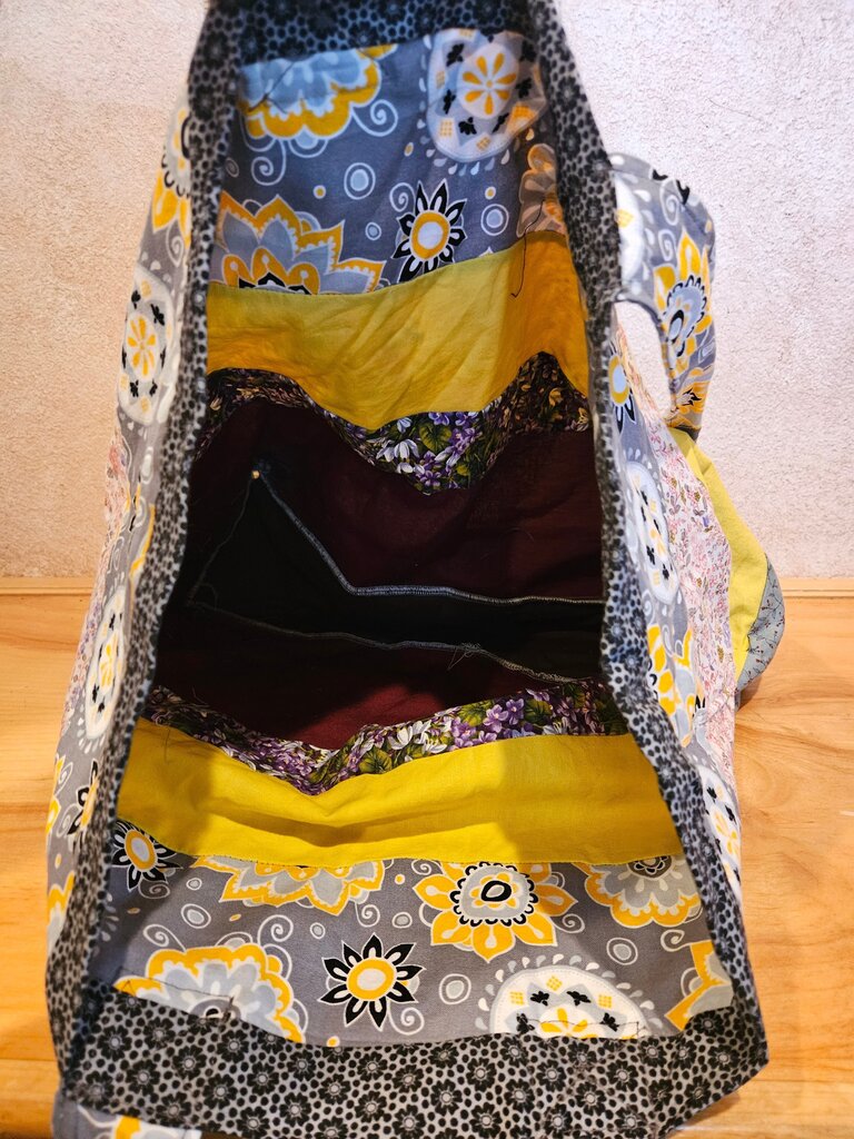 Colorful Patchwork Tote Bag
