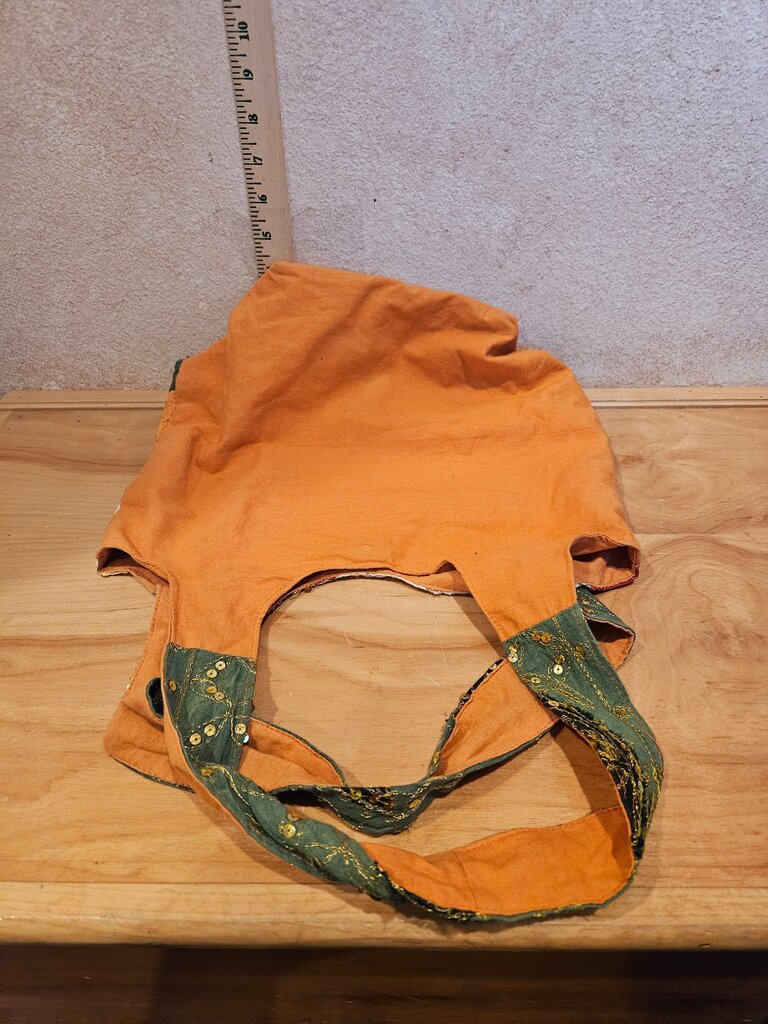 Embroidered Tote Bag with Sequin Design